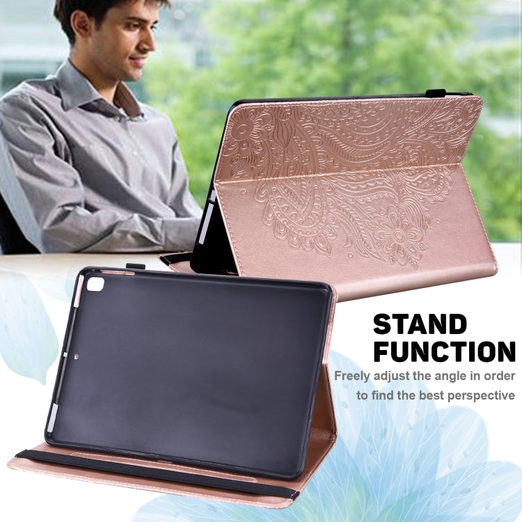 For Honor Pad 8 Peacock Embossed Pattern Leather Tablet Case(Rose Gold) - Honor by PMC TechLife | Online Shopping South Africa | PMC TechLife | Buy Now Pay Later Mobicred