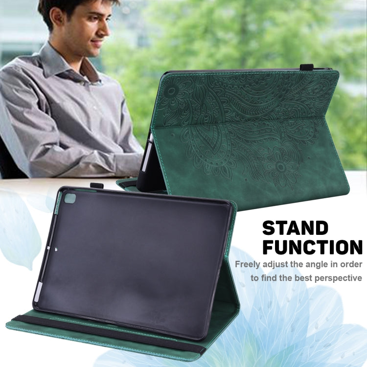 For Honor Pad X9 Peacock Embossed Pattern Leather Tablet Case(Green) - Honor by PMC TechLife | Online Shopping South Africa | PMC TechLife | Buy Now Pay Later Mobicred