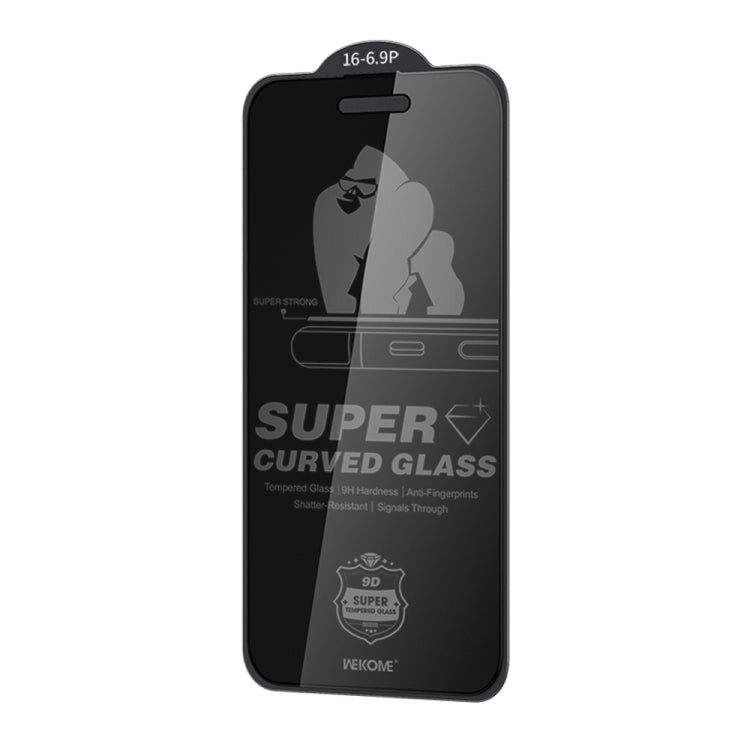 For iPhone 16 Pro Max WK WTP-093 King Kong 6D Curved 360 Degree Privacy Tempered Glass Film - iPhone 16 Pro Max Tempered Glass by WK | Online Shopping South Africa | PMC Jewellery | Buy Now Pay Later Mobicred