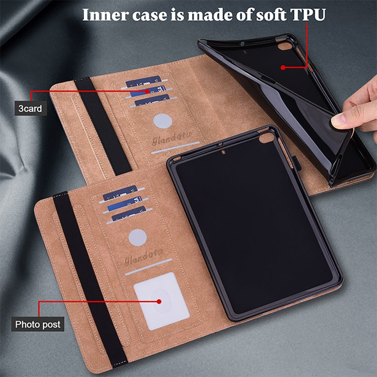 For Honor Pad X9 Crystal Texture Painted Leather Tablet Case(Purple Lotus) - Honor by PMC TechLife | Online Shopping South Africa | PMC TechLife | Buy Now Pay Later Mobicred