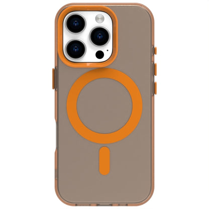 For iPhone 16 Pro Candy Magsafe PC Hybrid TPU Phone Case(Orange) - iPhone 16 Pro Cases by PMC Jewellery | Online Shopping South Africa | PMC Jewellery | Buy Now Pay Later Mobicred