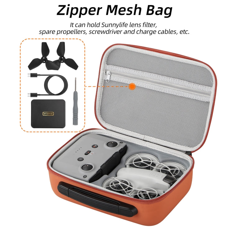 For DJI Neo Sunnylife Drone Batteries Kit Storage Case Box Suitcase(White) - free shipping - PMC TechLife - Order now!