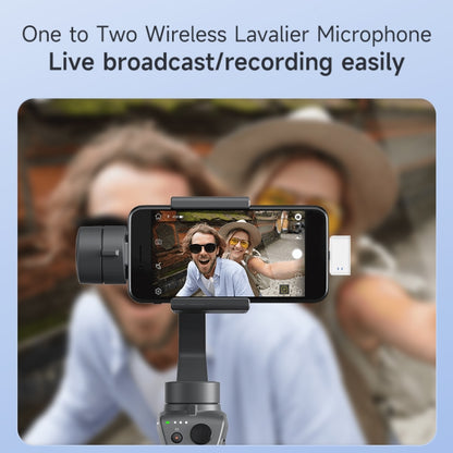 SX88 1 TX + 2 RX Smart Noise Reduction Lavalier Wireless Microphone, Specification:8 Pin(Black) - Microphone by PMC Jewellery | Online Shopping South Africa | PMC Jewellery | Buy Now Pay Later Mobicred