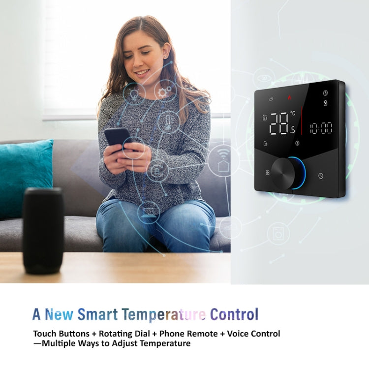 BHT-009GALW-MT Water Heating WiFi  WiFi Smart Home LED Thermostat with Matter(White) - Thermostat & Thermometer by PMC Jewellery | Online Shopping South Africa | PMC Jewellery | Buy Now Pay Later Mobicred