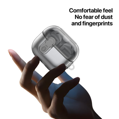 For Samsung Galaxy Buds3 / 3 Pro DUX DUCIS SECI Series Earbuds Box Protective Case(Clear Black) - Samsung Earphone Case by DUX DUCIS | Online Shopping South Africa | PMC Jewellery | Buy Now Pay Later Mobicred