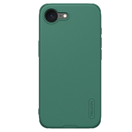 For iPhone 16e NILLKIN Frosted Shield Pro PC + TPU Phone Case(Green) - iPhone 16e Cases by NILLKIN | Online Shopping South Africa | PMC Jewellery | Buy Now Pay Later Mobicred