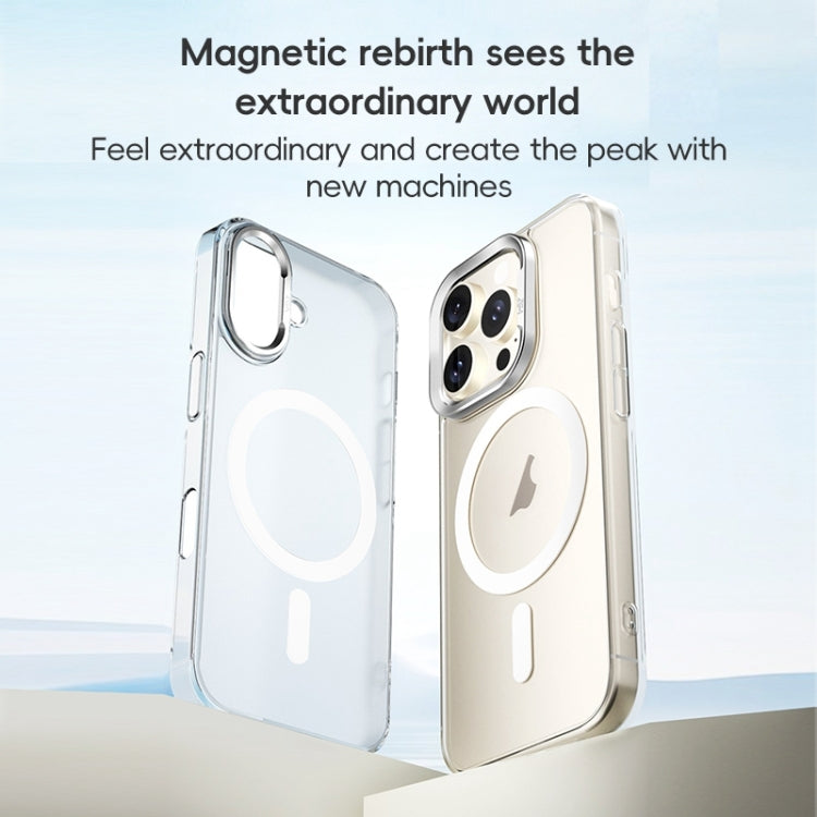 For iPhone 16 Plus ZGA Magsafe Clear PC Tempered Glass Phone Case(Transparent) - iPhone 16 Plus Cases by ZGA | Online Shopping South Africa | PMC Jewellery | Buy Now Pay Later Mobicred