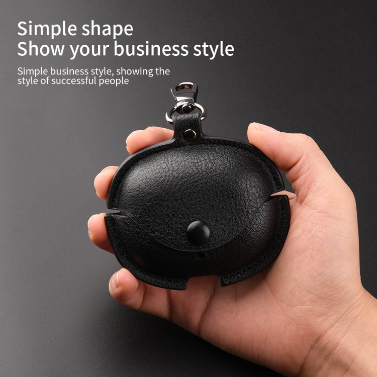 For Realme Buds Air 5 Pro Leather Earphone Protective Case with Hook(Blue) - free shipping - PMC Jewellery - Order now!