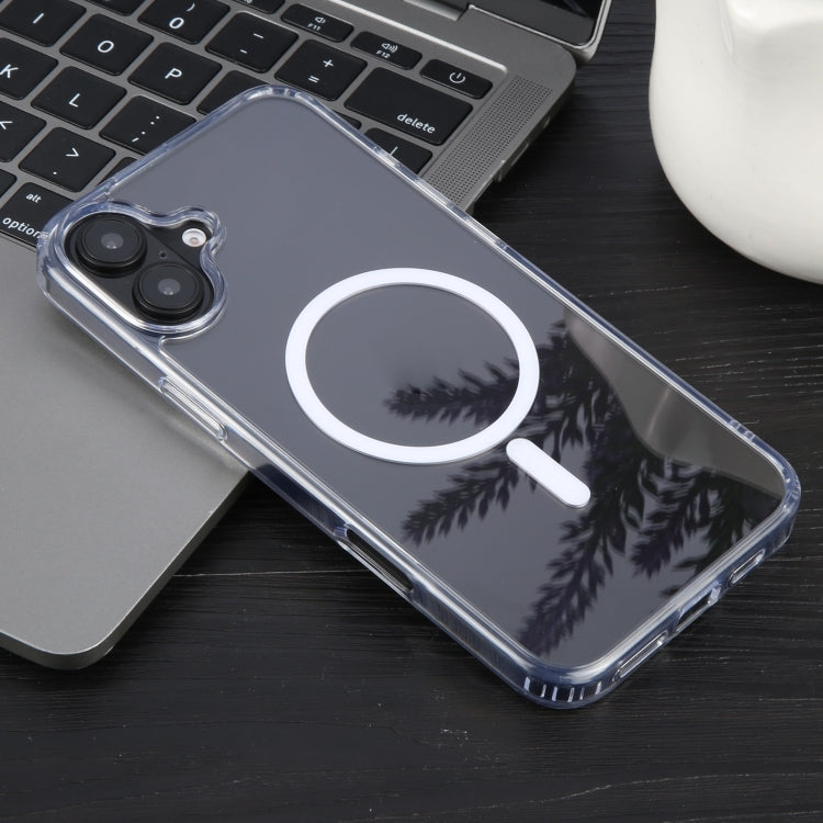 For iPhone 16 GEBEI MagSafe Magnetic Transparent Phone Case(Transparent) - free shipping - PMC Jewellery - Order now!