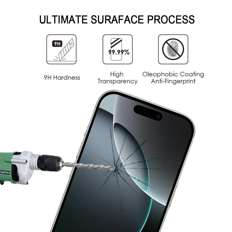 For iPhone 16 Pro 25pcs Full Glue Screen Tempered Glass Film - iPhone 16 Pro Tempered Glass by PMC Jewellery | Online Shopping South Africa | PMC Jewellery | Buy Now Pay Later Mobicred