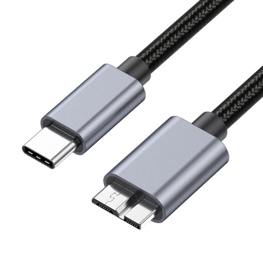 10Gbps USB-C / Type-C 3.1 to Micro B Mobile Hard Disk Adapter Cable, Length:3m - Cable & Adapters by PMC Jewellery | Online Shopping South Africa | PMC Jewellery | Buy Now Pay Later Mobicred