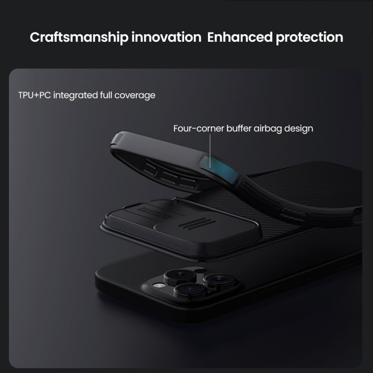 For iPhone 16 Pro Max NILLKIN CamShield Pro PC Phone Case(Green) - free shipping - PMC Jewellery - Order now!