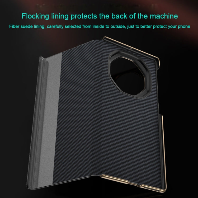 For Huawei Mate XT Ultimate Smart Side View Window Plain Leather Phone Case(Black) - Huawei Cases by PMC TechLife | Online Shopping South Africa | PMC TechLife | Buy Now Pay Later Mobicred