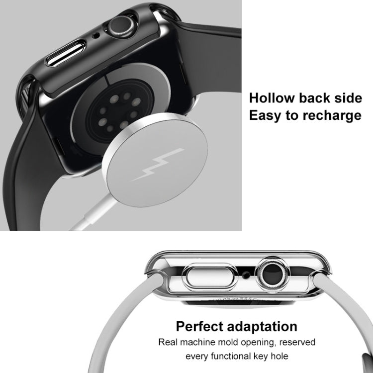 For Apple Watch Series 10 46mm imak Integrated Watch Case with Film(Silver) - free shipping - PMc TechLife - Order now!