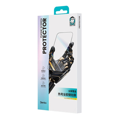 For iPhone 16 Pro Max Benks Black Gold Series 3D Heat Bending Full Glue Full Coverage HD Tempered Film - iPhone 16 Pro Max Tempered Glass by Benks | Online Shopping South Africa | PMC Jewellery | Buy Now Pay Later Mobicred