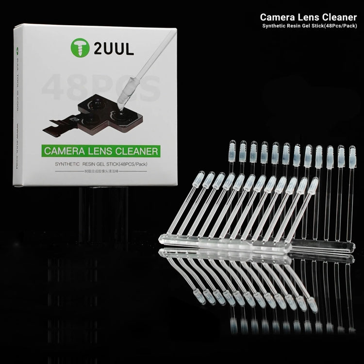 2UUL CL21 48pcs/box Camera Lens Dust Cleaning Synthetic Resin Gel Stick - Dust Remove Tool by 2UUL | Online Shopping South Africa | PMC Jewellery | Buy Now Pay Later Mobicred