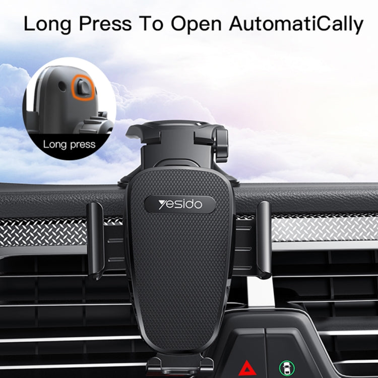 Yesido C130 Car Dashboard Suction Cup Type Mobile Phone Holder(Black) - Universal Car Holders by Yesido | Online Shopping South Africa | PMC Jewellery | Buy Now Pay Later Mobicred