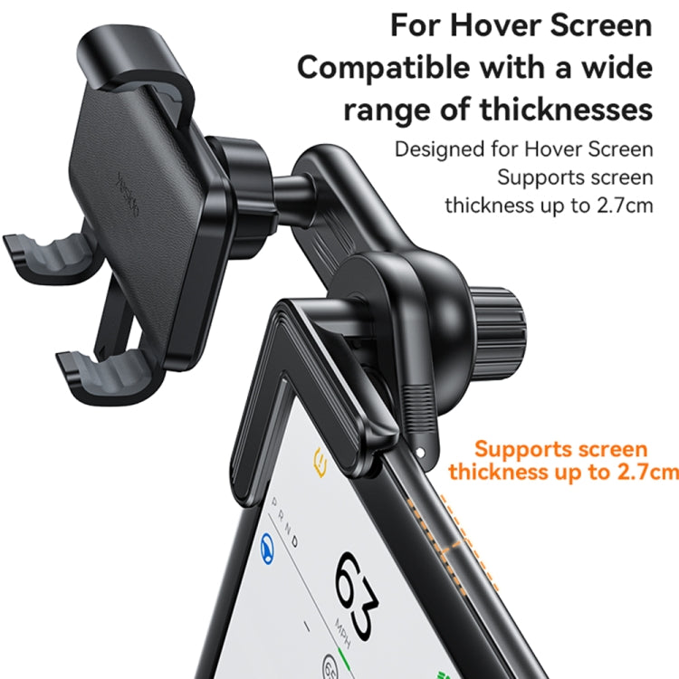 Yesido C250 Phone Clamp Holder For Car Floating Screen(Black) - free shipping - PMC Jewellery - Order now!