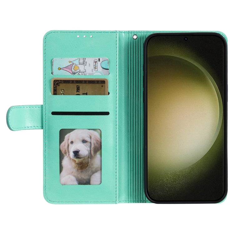 For Samsung Galaxy S25 5G Simple 6-Card Wallet Leather Phone Case(Green) - free shipping - PMC TechLife - Order now!