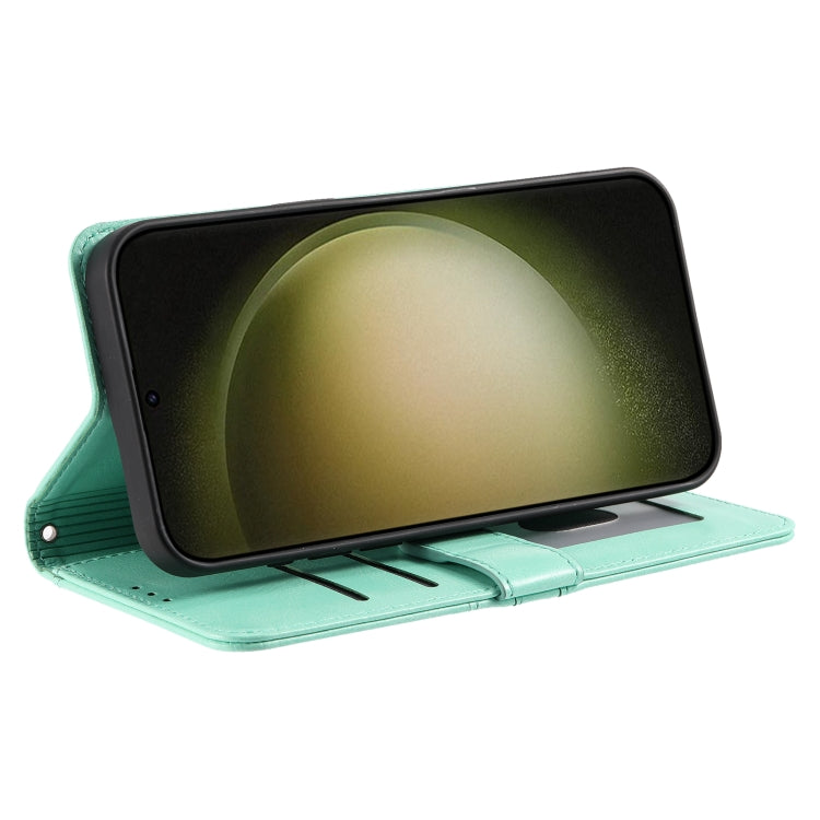For Samsung Galaxy S25 5G Simple 6-Card Wallet Leather Phone Case(Green) - free shipping - PMC TechLife - Order now!