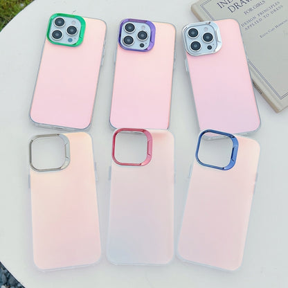 For iPhone 16 Color Plating Discoloration PC Phone Case(Silver) - iPhone 16 Cases by PMC Jewellery | Online Shopping South Africa | PMC Jewellery | Buy Now Pay Later Mobicred