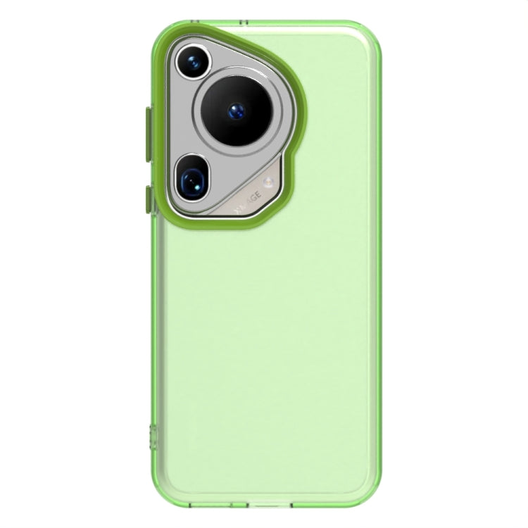 For Huawei Pura 70 Ultra Candy PC Hybrid TPU Shockproof Phone Case(Green) - Huawei Cases by PMC Jewellery | Online Shopping South Africa | PMC Jewellery | Buy Now Pay Later Mobicred