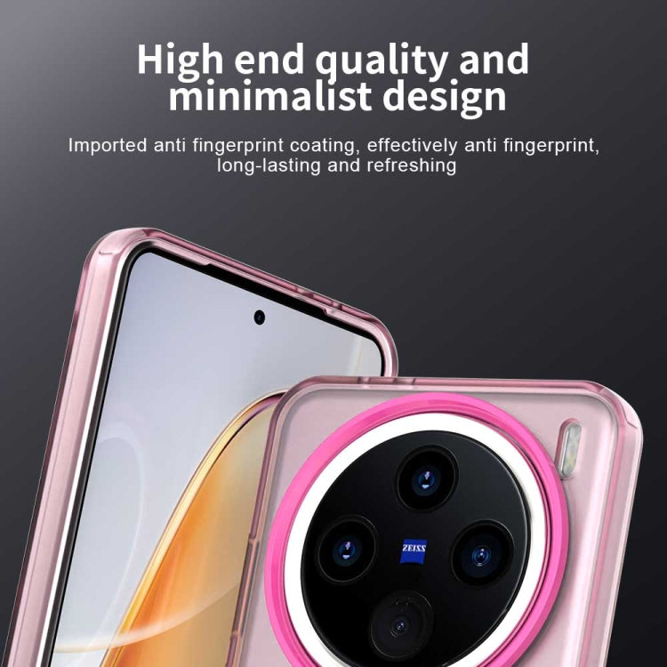 For vivo X200 Pro Candy Magsafe PC Hybrid TPU Phone Case(Red) - vivo Cases by PMC Jewellery | Online Shopping South Africa | PMC Jewellery | Buy Now Pay Later Mobicred