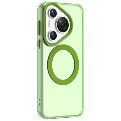 For Huawei Pura 70 Candy Magsafe PC Hybrid TPU Phone Case(Green) - Huawei Cases by PMC Jewellery | Online Shopping South Africa | PMC Jewellery | Buy Now Pay Later Mobicred