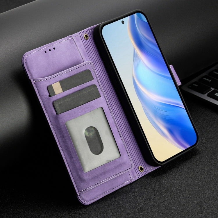 For Huawei Pura 70 Pro / Pura 70 Pro+ Multi-Card Slots Zipper Wallet Leather Phone Case(Purple) - Huawei Cases by PMC Jewellery | Online Shopping South Africa | PMC Jewellery | Buy Now Pay Later Mobicred