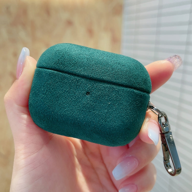 For AirPods Pro 2 Turn Fur Bluetooth Earphone PC Protective Case(Green) - free shipping - PMC Jewellery - Order now!