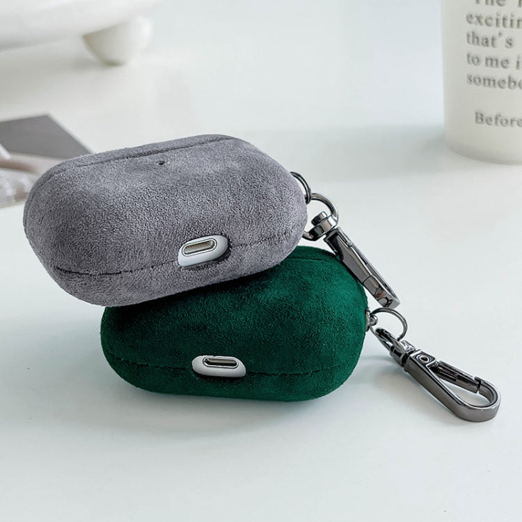 For AirPods 3 Turn Fur Bluetooth Earphone PC Protective Case(Grey) - For AirPods 3 by PMC Jewellery | Online Shopping South Africa | PMC Jewellery | Buy Now Pay Later Mobicred