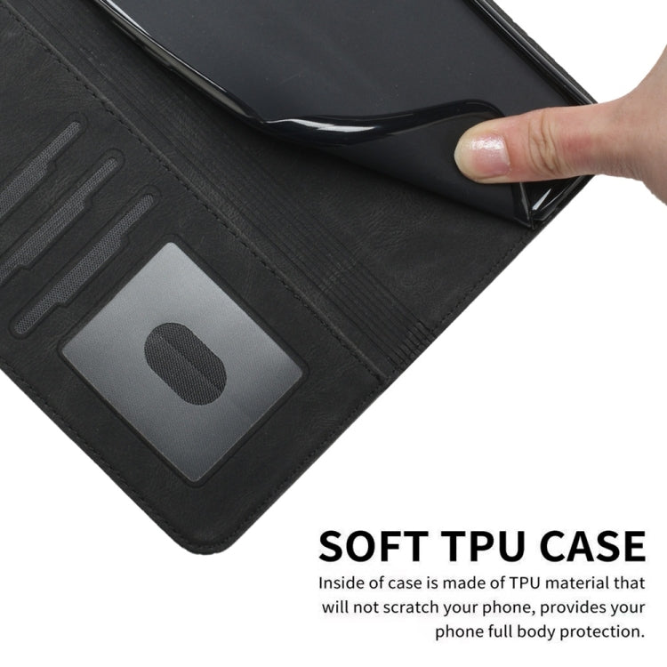 For Samsung Galaxy S25+ 5G Cubic Skin Feel Flip Leather Phone Case(Black) - Galaxy S25+ 5G Cases by PMC TechLife | Online Shopping South Africa | PMC TechLife | Buy Now Pay Later Mobicred