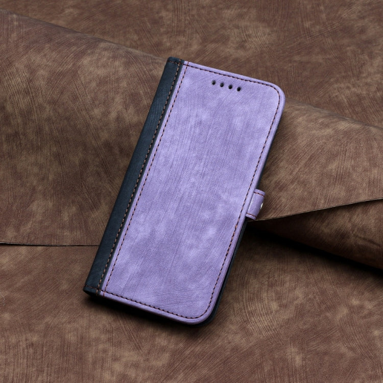 For Samsung Galaxy S25+ 5G Side Buckle Double Fold Hand Strap Leather Phone Case(Purple) - Galaxy S25+ 5G Cases by PMC Jewellery | Online Shopping South Africa | PMC Jewellery | Buy Now Pay Later Mobicred