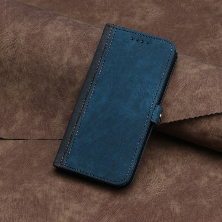 For Samsung Galaxy S25 Ultra 5G Side Buckle Double Fold Hand Strap Leather Phone Case(Royal Blue) - Galaxy S25 Ultra 5G Cases by PMC TechLife | Online Shopping South Africa | PMC TechLife | Buy Now Pay Later Mobicred