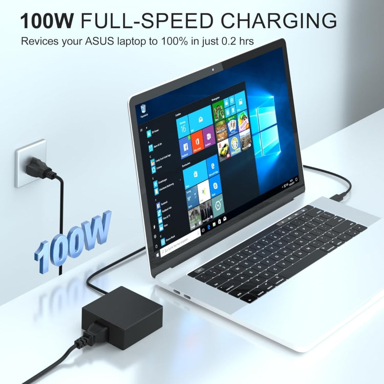 100W 20V 5A USB Type-C Plug Laptop Notebook Power Adapter For ASUS, Plug:UK Plug - For Asus by PMC Jewellery | Online Shopping South Africa | PMC Jewellery | Buy Now Pay Later Mobicred