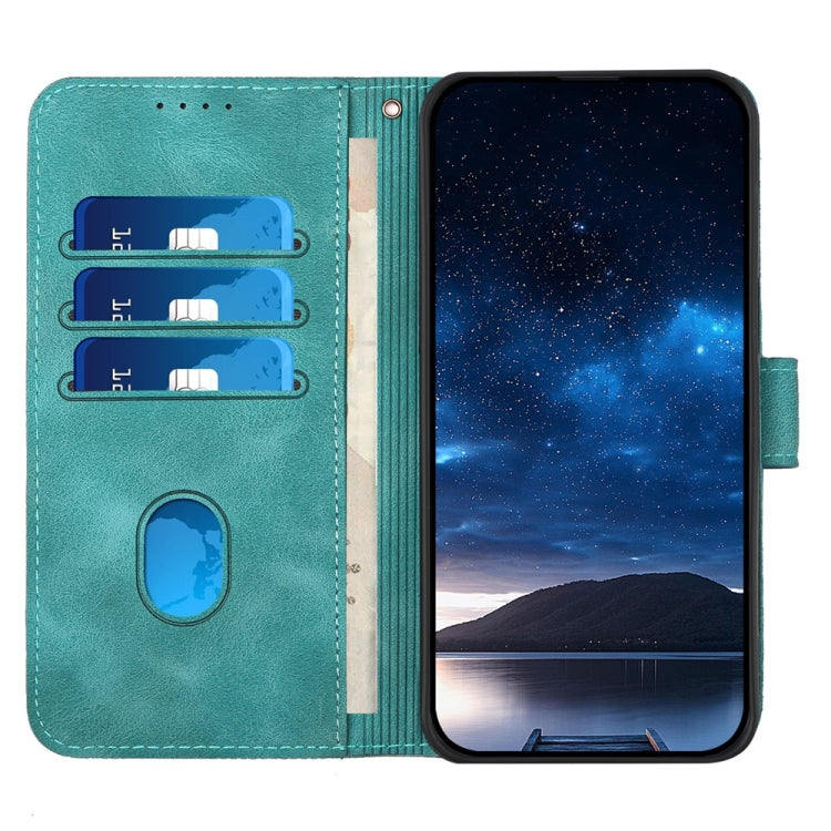 For Samsung Galaxy S25 5G Grid Butterfly Embossed Pattern Leather Phone Case with Lanyard(Light Blue) - free shipping - PMC TechLife - Order now!