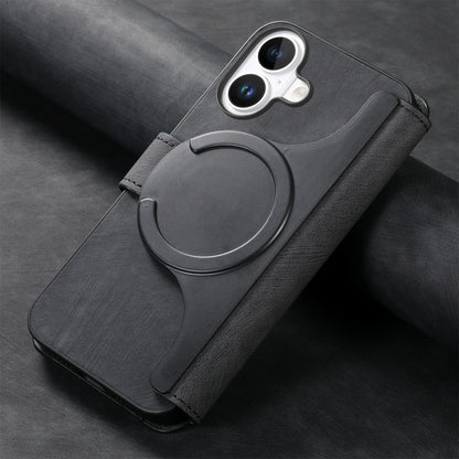 For iPhone 16 CaseNeo MagSafe RFID Anti-theft Retro Leather Phone Case(Black) - iPhone 16 Cases by CaseNeo | Online Shopping South Africa | PMC Jewellery | Buy Now Pay Later Mobicred