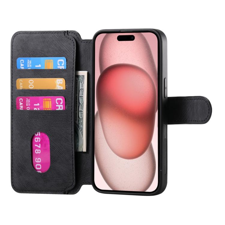 For iPhone 16e CaseNeo MagSafe RFID Anti-theft Retro Leather Phone Case(Black) - iPhone 16e Cases by CaseNeo | Online Shopping South Africa | PMC TechLife | Buy Now Pay Later Mobicred