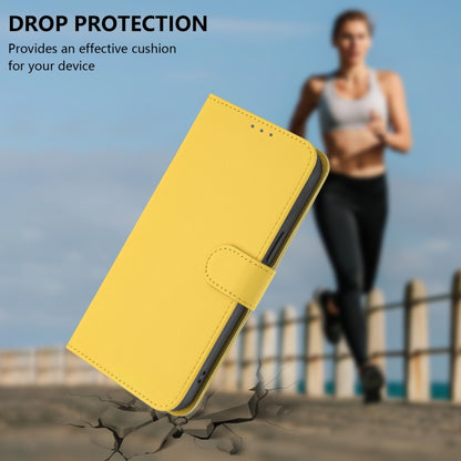 For Ulefone Note 17 Pro Skin Feel Solid Color Leather Phone Case with Lanyard(Lemon Yellow) - Ulefone Cases by PMC Jewellery | Online Shopping South Africa | PMC Jewellery | Buy Now Pay Later Mobicred