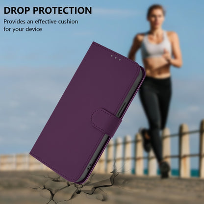 For Ulefone Note 18 Ultra Skin Feel Solid Color Leather Phone Case with Lanyard(Violet) - Ulefone Cases by PMC Jewellery | Online Shopping South Africa | PMC Jewellery | Buy Now Pay Later Mobicred