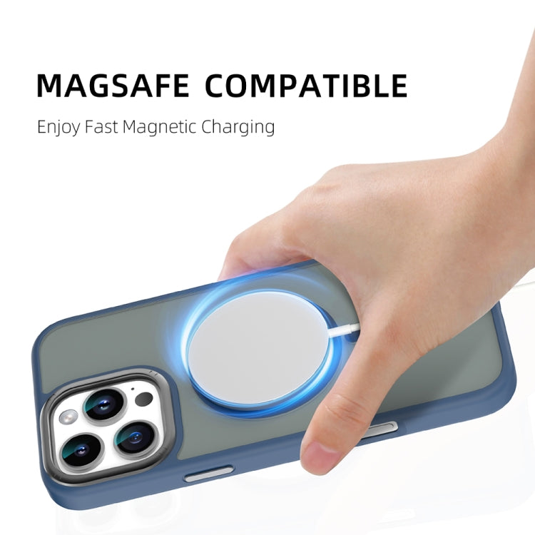 For iPhone 16 Pro Max Mutural Skin Feel Series Frosted MagSafe Magnetic Phone Case(Grey) - iPhone 16 Pro Max Cases by Mutural | Online Shopping South Africa | PMC Jewellery | Buy Now Pay Later Mobicred