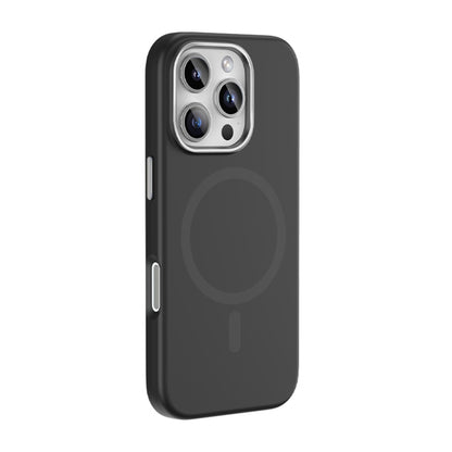 For iPhone 16 Pro Mutural Karen Series Liquid Silicone MagSafe Magnetic Phone Case(Black) - iPhone 16 Pro Cases by Mutural | Online Shopping South Africa | PMC Jewellery | Buy Now Pay Later Mobicred