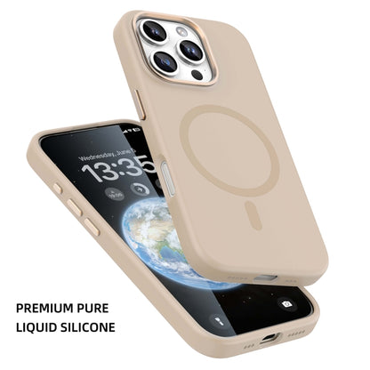 For iPhone 16 Pro Max Mutural Karen Series Liquid Silicone MagSafe Magnetic Phone Case(Grey) - iPhone 16 Pro Max Cases by Mutural | Online Shopping South Africa | PMC Jewellery | Buy Now Pay Later Mobicred