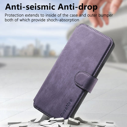 For Huawei Pura 70 Ultra CaseNeo MagSafe RFID Anti-theft Retro Leather Phone Case(Purple) - Huawei Cases by CaseNeo | Online Shopping South Africa | PMC Jewellery | Buy Now Pay Later Mobicred