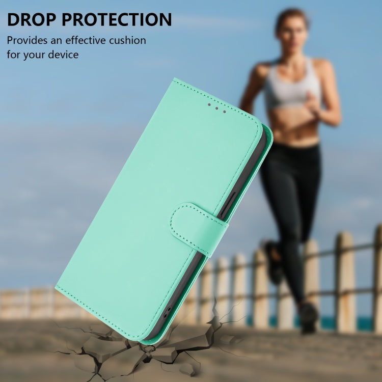 For Huawei Pura 70 Pro / 70 Pro+ Skin Feel Solid Color Leather Phone Case with Lanyard(Mint Green) - Huawei Cases by PMC Jewellery | Online Shopping South Africa | PMC Jewellery | Buy Now Pay Later Mobicred