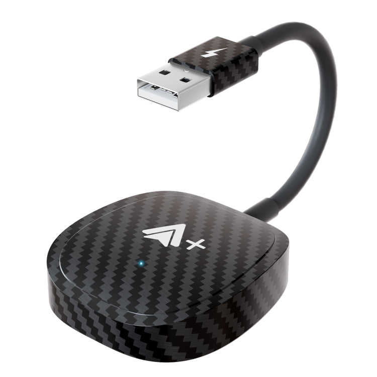 USB Interface Wired to Wireless CarPlay Auto Adapter for Android, Specification:Square(Carbon Fiber) - free shipping - PMC Jewellery - Order now!