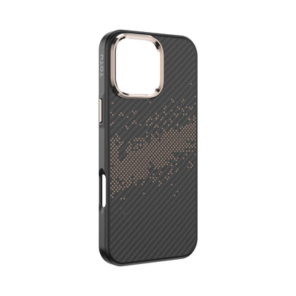 For iPhone 16 Pro Max TOTU PC-30 Kevlar Textured MagSafe Magnetic Phone Case(Rose Gold) - iPhone 16 Pro Max Cases by TOTUDESIGN | Online Shopping South Africa | PMC Jewellery | Buy Now Pay Later Mobicred