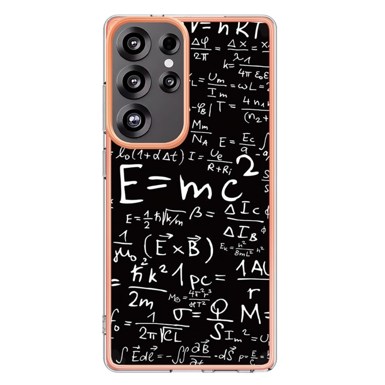 For Samsung Galaxy S25 Ultra 5G Electroplating Marble Dual-side IMD Phone Case(Equation) - Galaxy S25 Ultra 5G Cases by PMC Jewellery | Online Shopping South Africa | PMC Jewellery | Buy Now Pay Later Mobicred