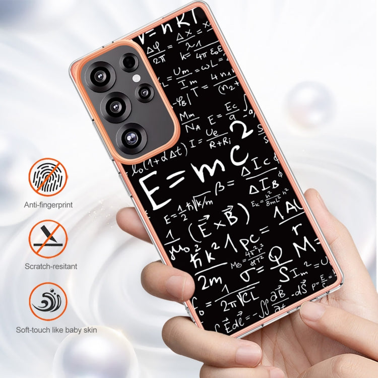 For Samsung Galaxy S25 Ultra 5G Electroplating Marble Dual-side IMD Phone Case(Equation) - Galaxy S25 Ultra 5G Cases by PMC Jewellery | Online Shopping South Africa | PMC Jewellery | Buy Now Pay Later Mobicred