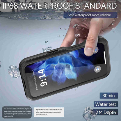 For iPhone 16 Plus RedPepper IP68 Waterproof Triple-proof MagSafe Phone Case(Black) - iPhone 16 Plus Cases by RedPepper | Online Shopping South Africa | PMC Jewellery | Buy Now Pay Later Mobicred